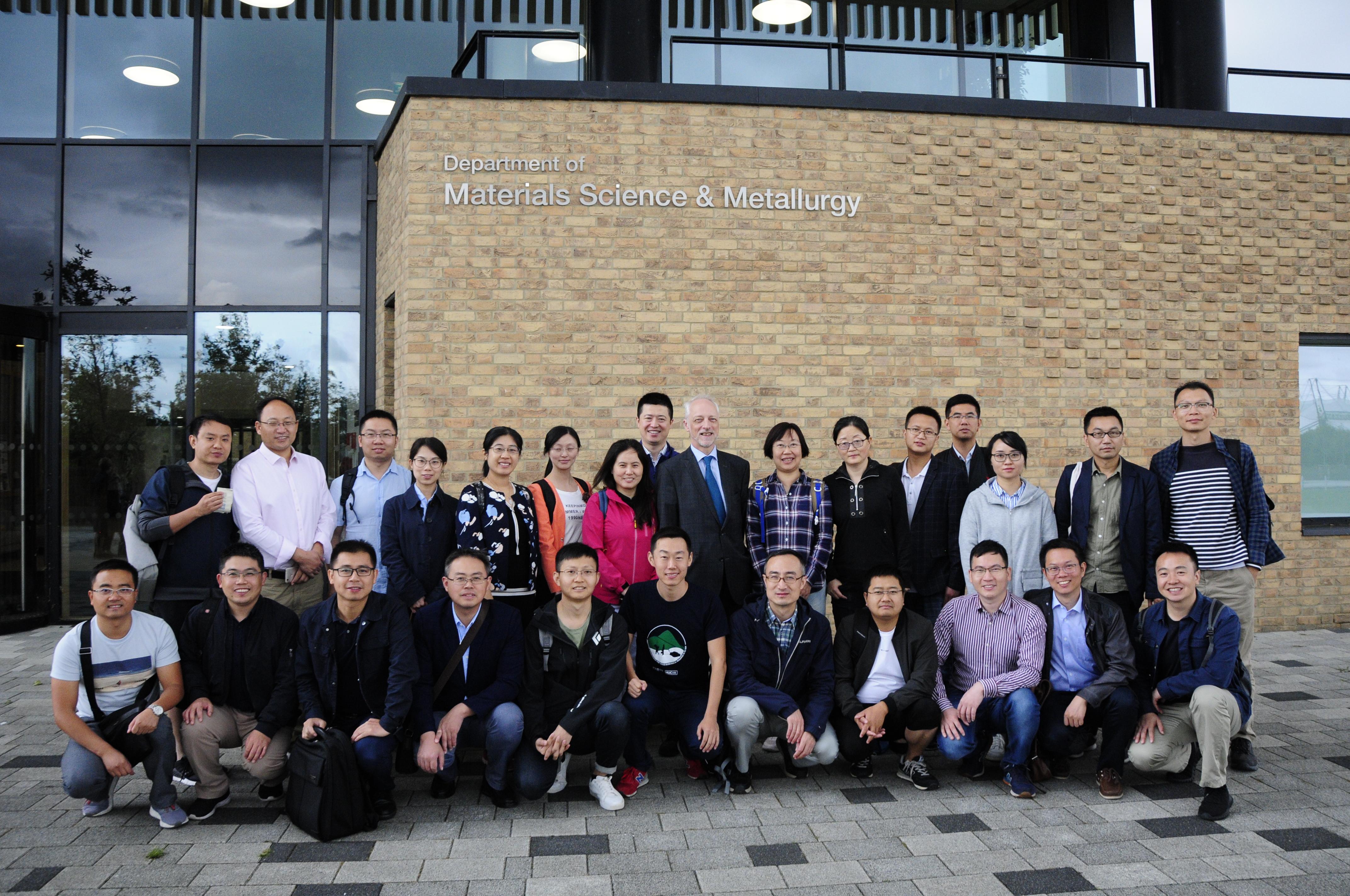 Sichuan University visits Department of Materials Sciences & Metallurgy Sichuan University visit to the University of Cambridge - August 2019
